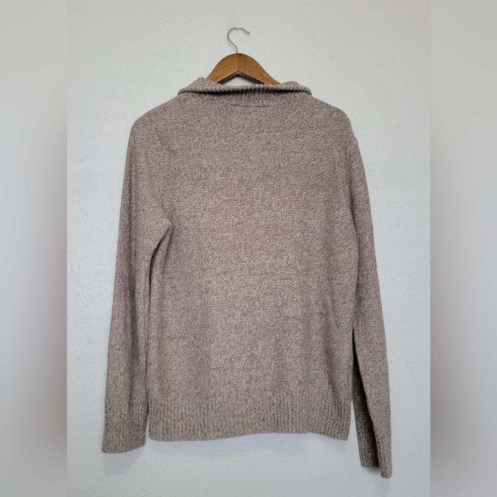 Urban Pipeline Taupe Shawl-Collar Knit Sweater - Picture 5 of 5